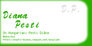 diana pesti business card