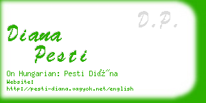 diana pesti business card